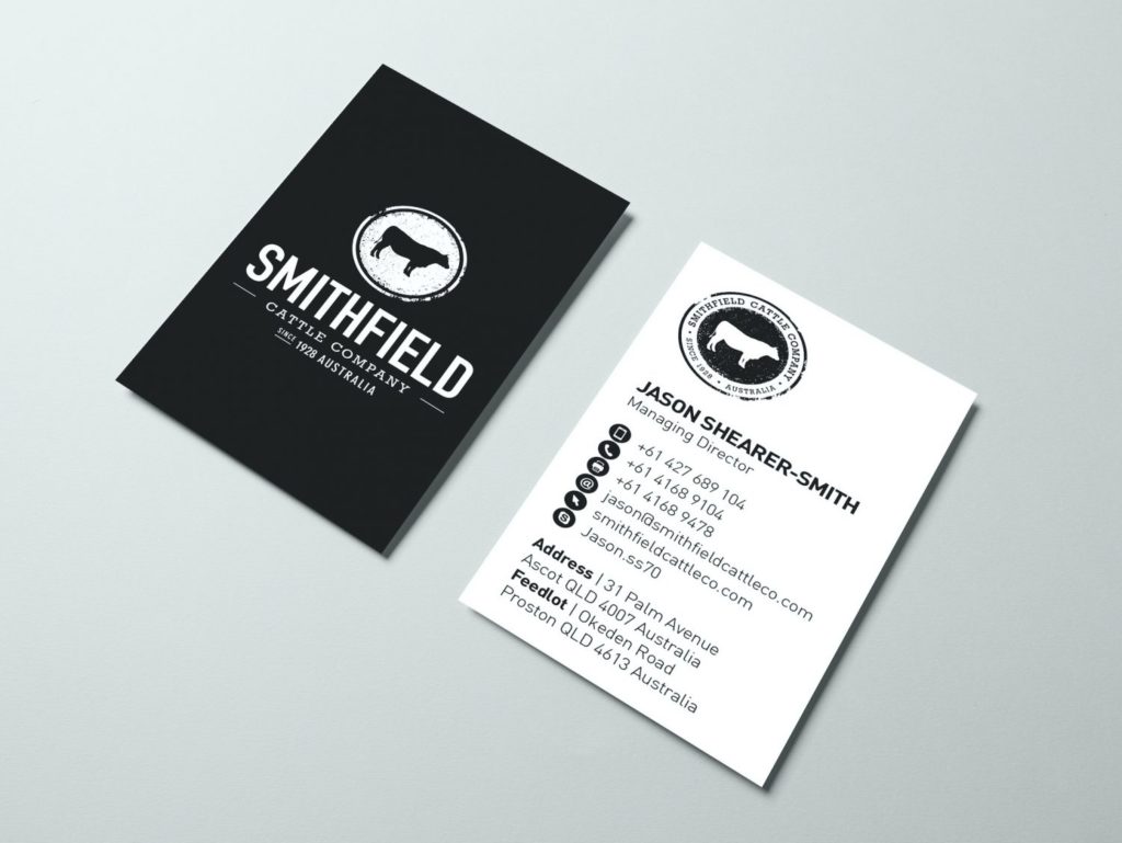 Madam-Republic_Brand-Rejuvenation_Smithfield-Cattle-Corporation_Business-Card-Design
